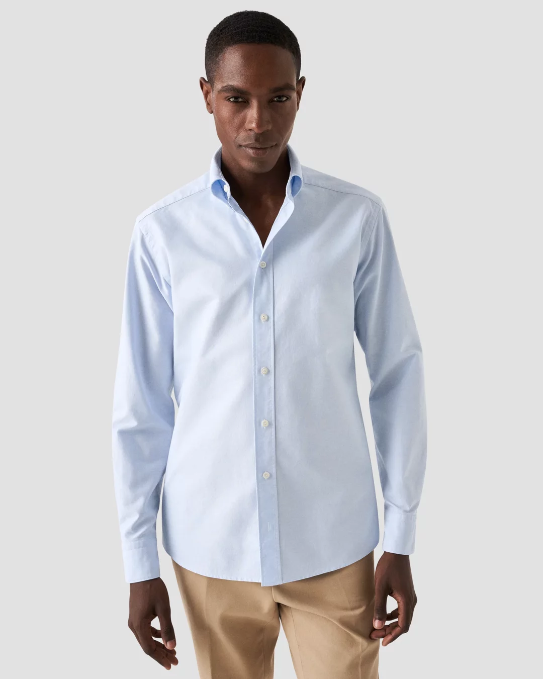 Light Blue Oxford Shirt - Eton