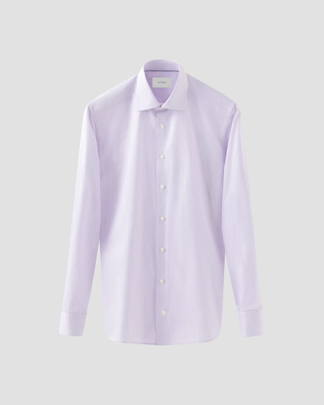 Light purple Fine Stripe Signature Twill Shirt - Eton