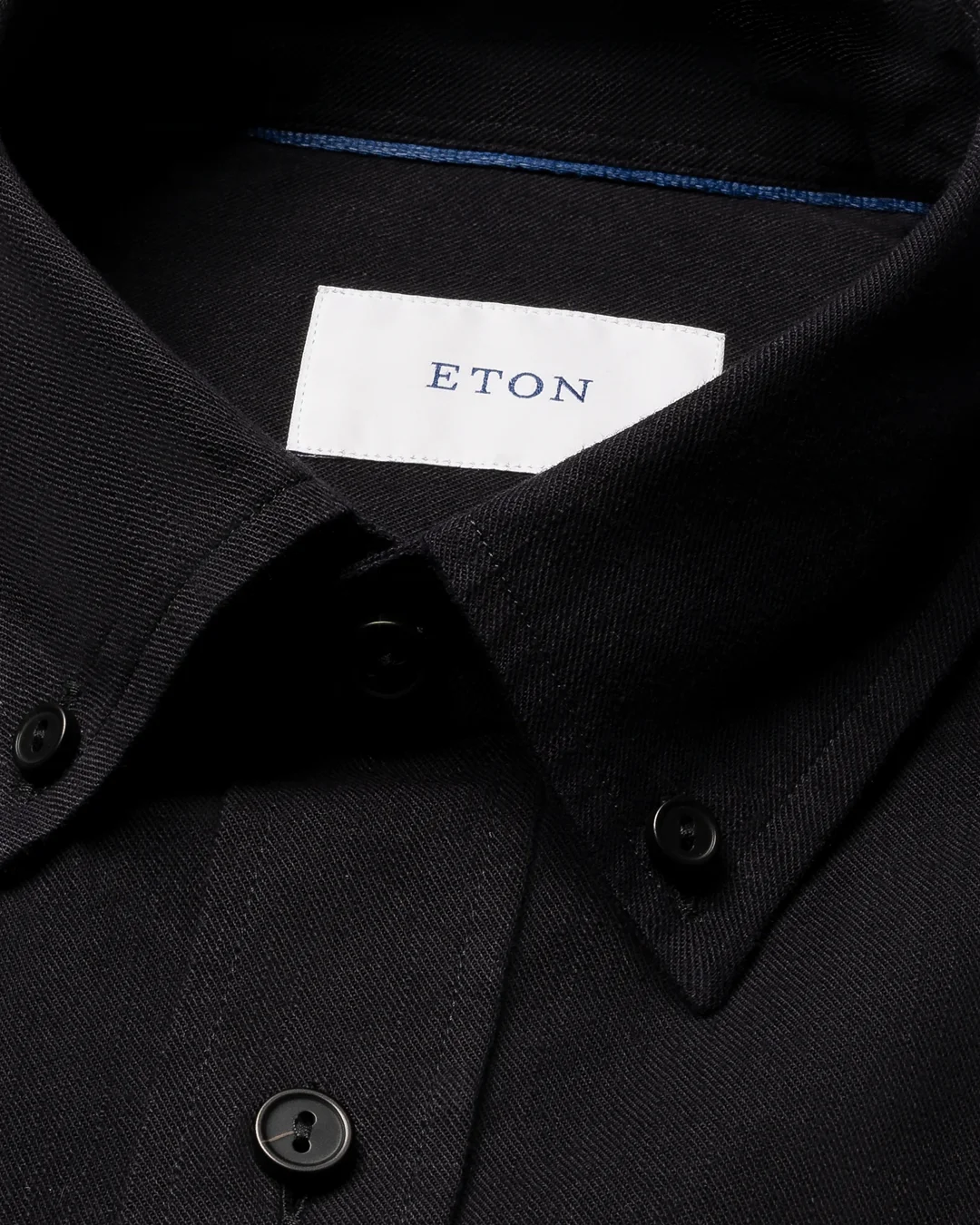black denim dress shirt ASHTON WASHED BLACK DENIM SHIRT