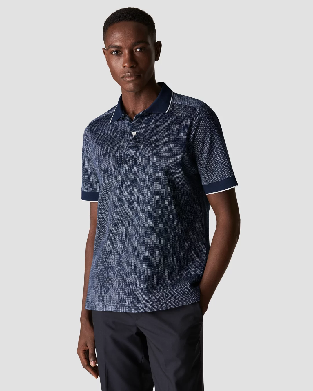 Louis Vuitton Blue Cotton Pique Polo T-Shirt M Louis Vuitton