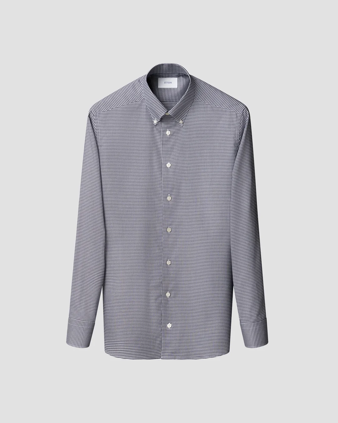 【BAON】[unisex] Tonal Check Collar Over Shirt Connell Tattersall Check Shirt - Ox Blood