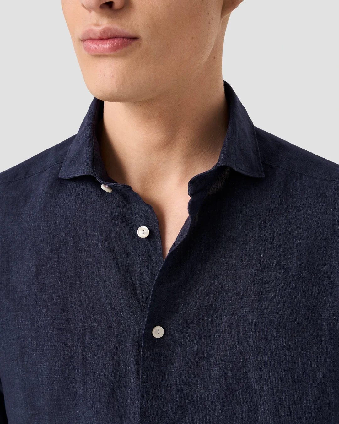 Short Sleeve Linen Shirt - Eton Short Sleeve Linen Shirt - Eton