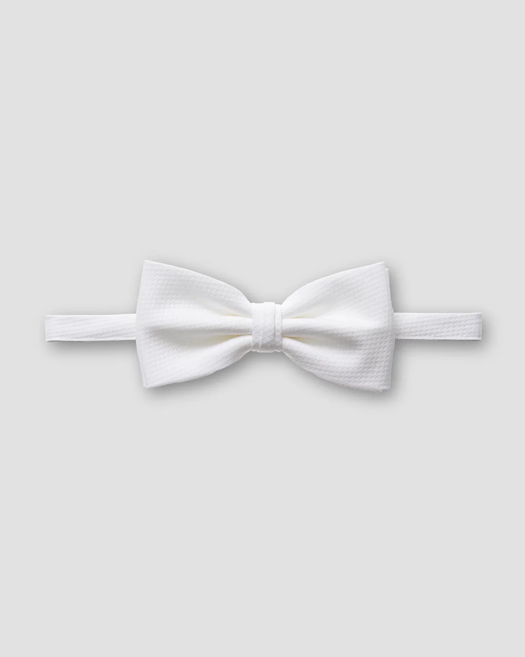 White Piqué Evening Bow tie — Ready Tied - Eton
