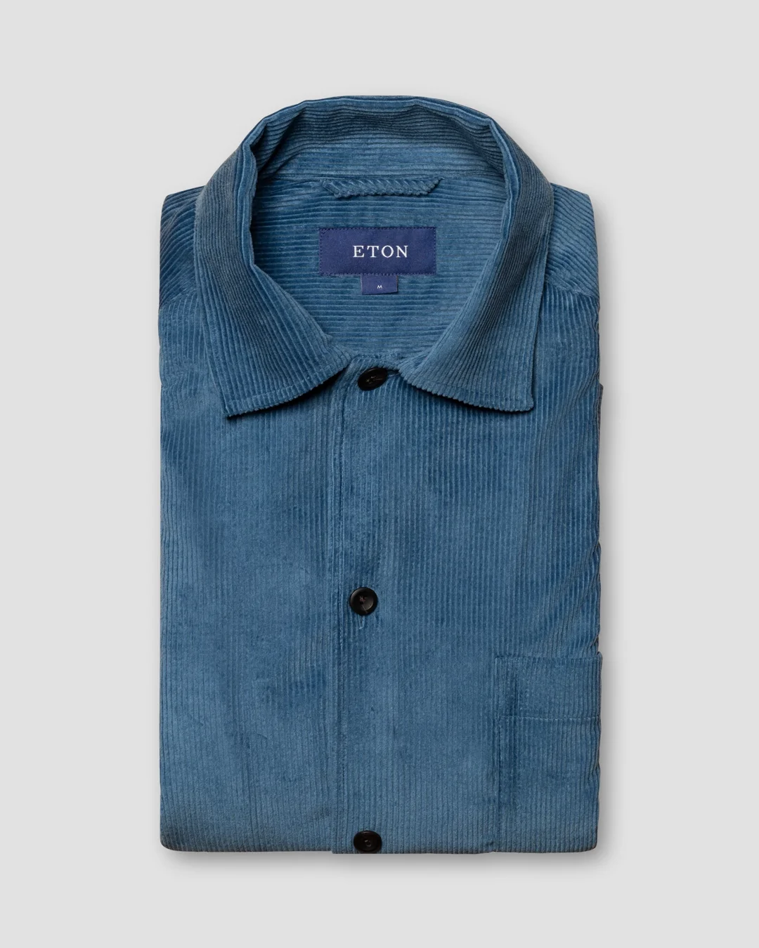 Blue Corduroy Overshirt - Eton