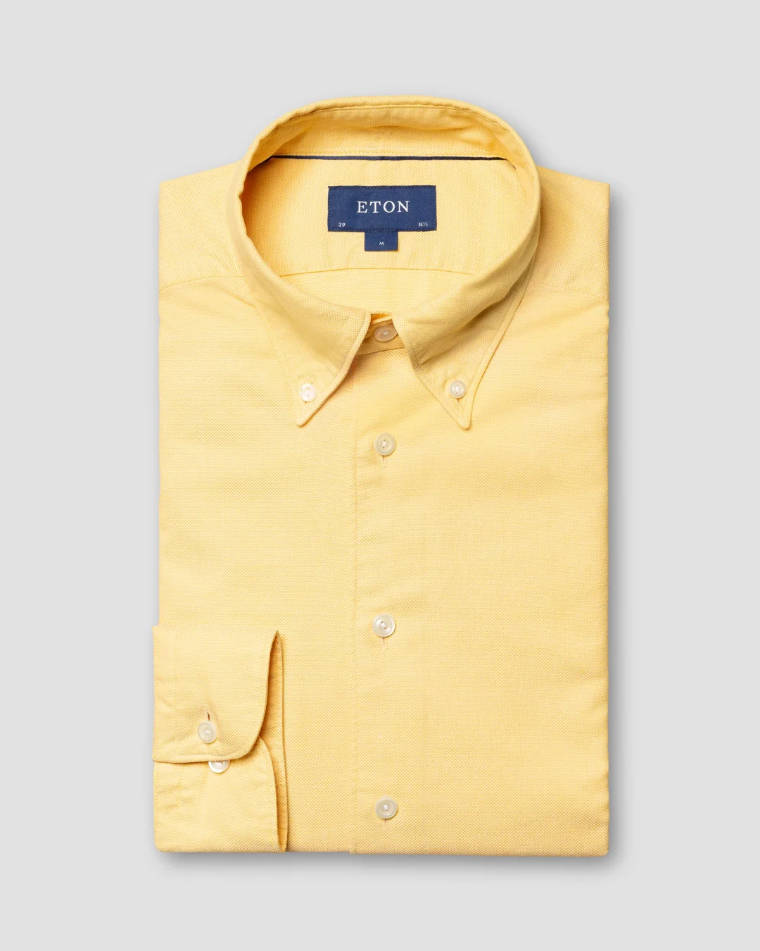 Yellow oxford shirt Eton