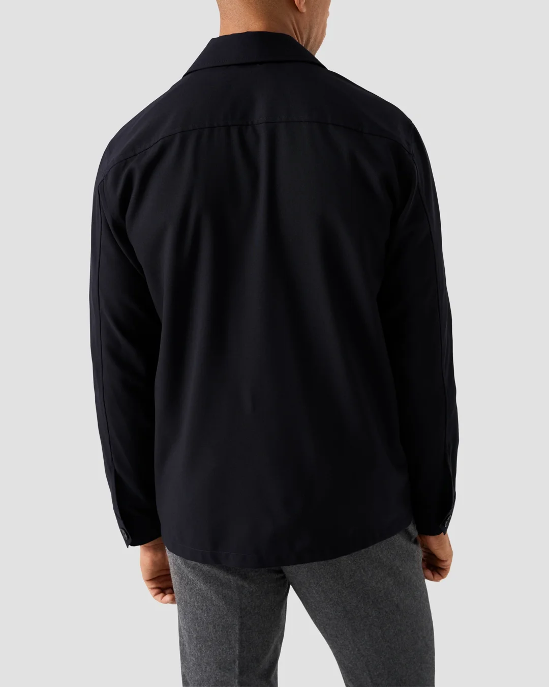 Wool Two Pocket Shirt Jacket - Eton
