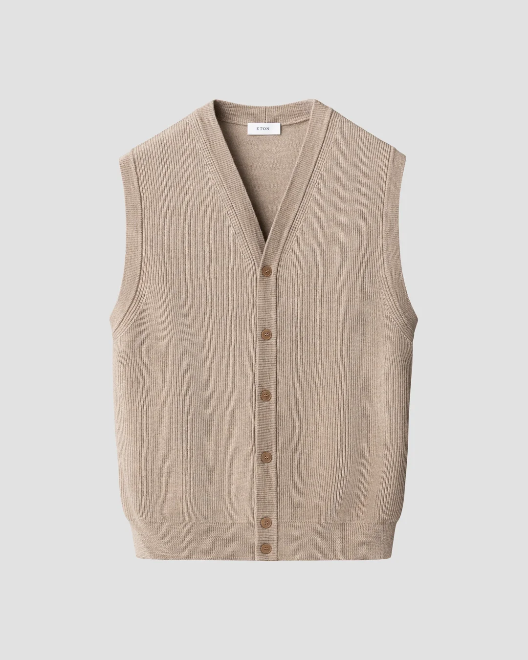 Ameri MOUTON LIKE KNIT VEST ¥20,350 Structured Knit Vest - Eton