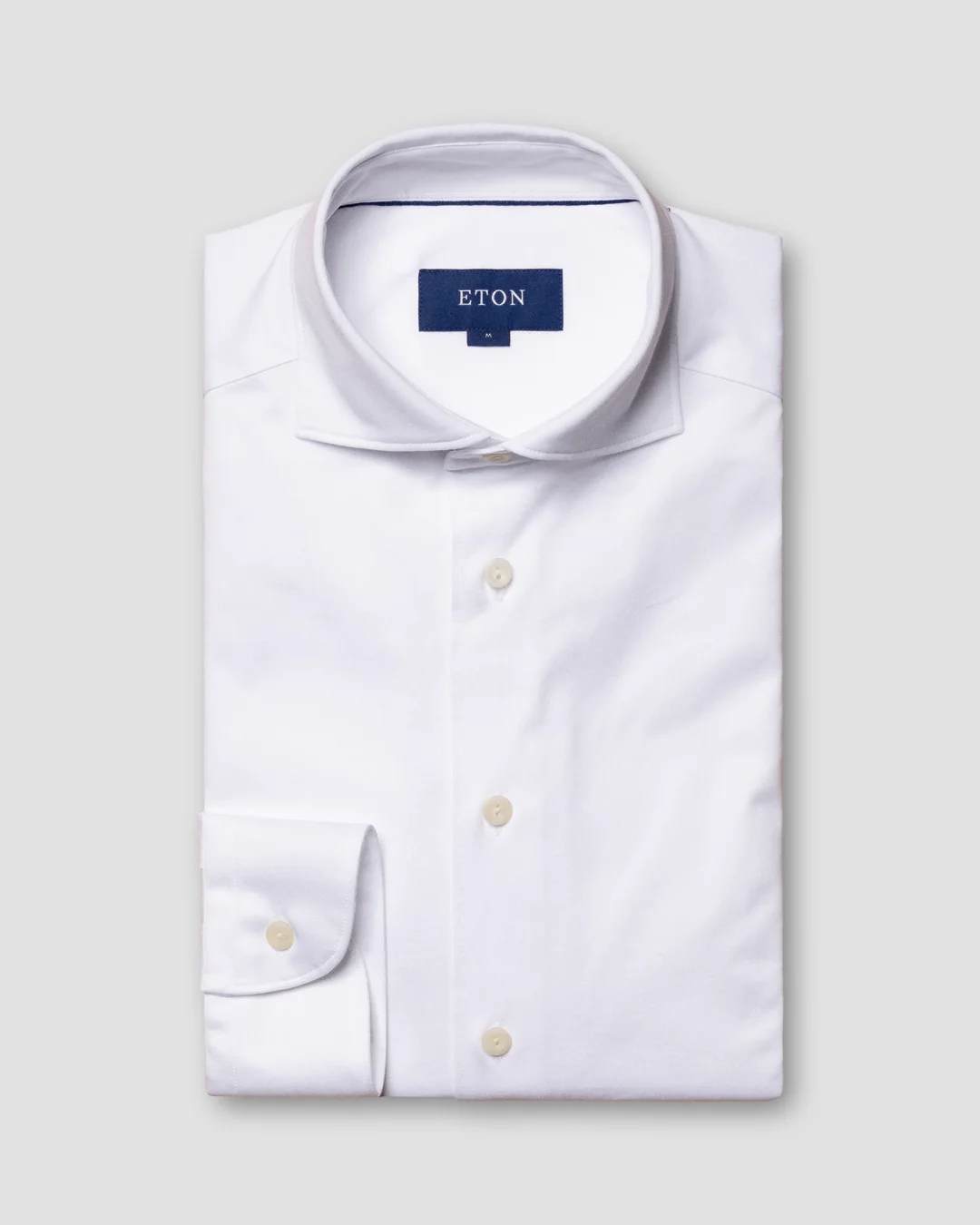 White Jersey Shirt - Eton