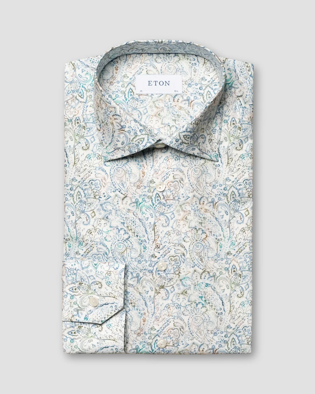 green emerald velvet dress Cigar Forrest Green Casual Paisley Shirt main image 1
