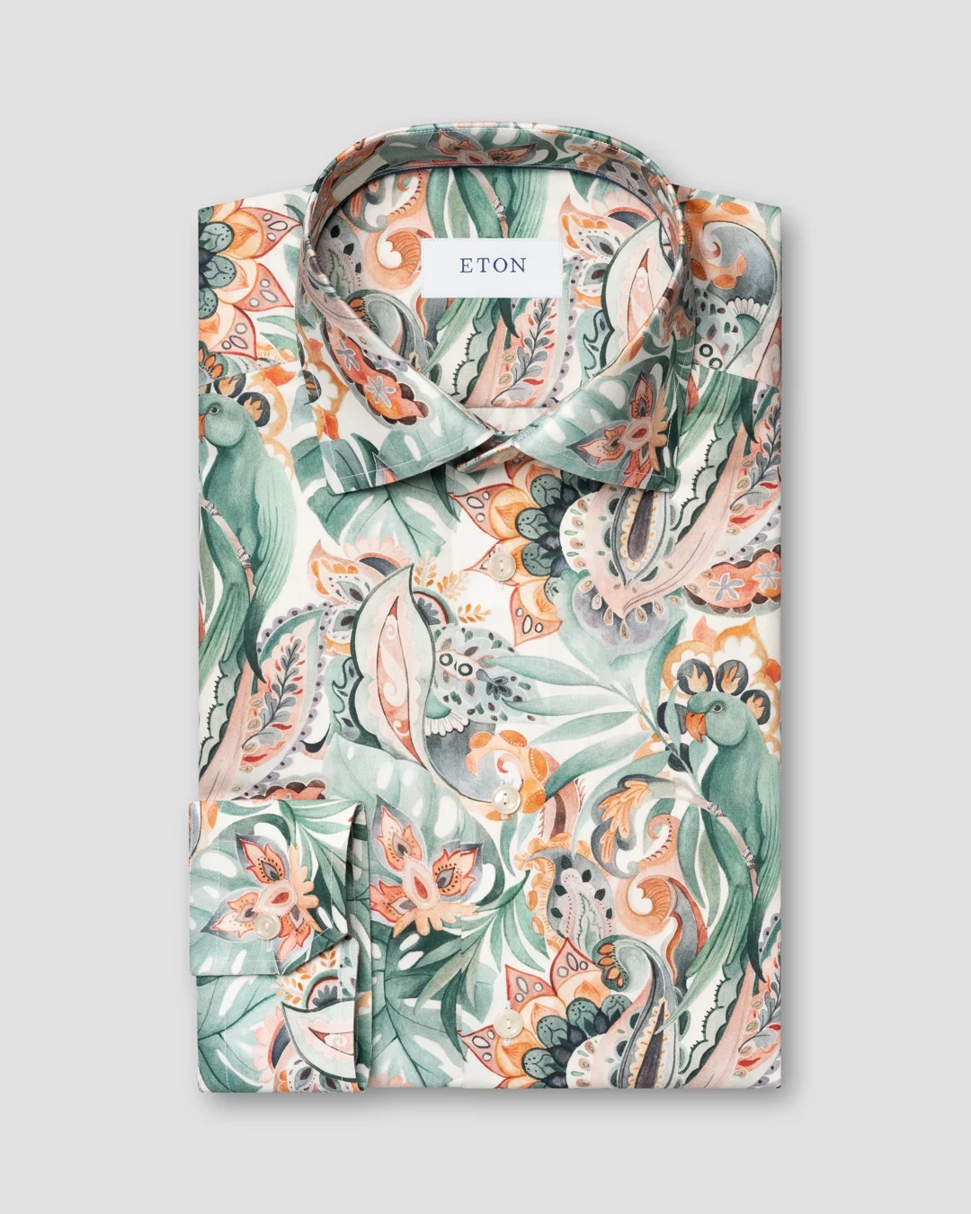 Motif Signature Twill Shirt - Eton