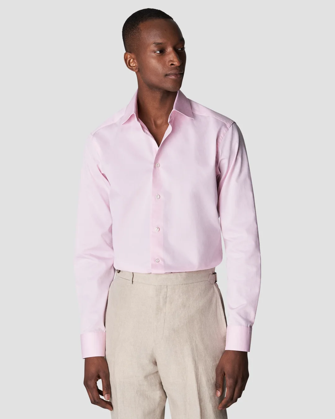 Pink Fine Piqué Shirt - Eton
