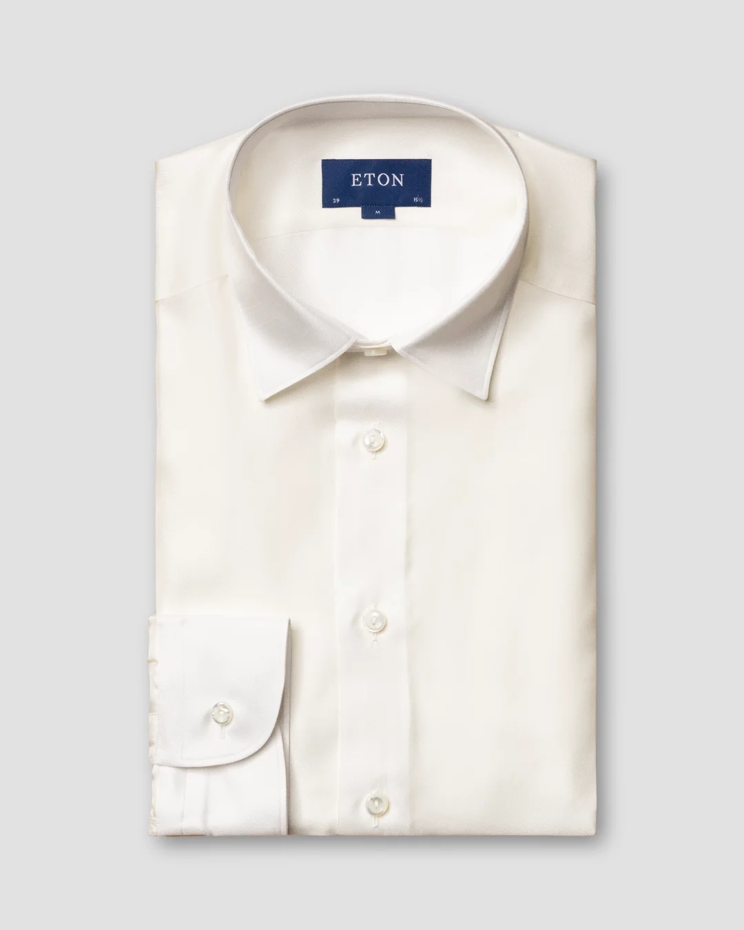 White Silk Shirt Slim fit casual, 35