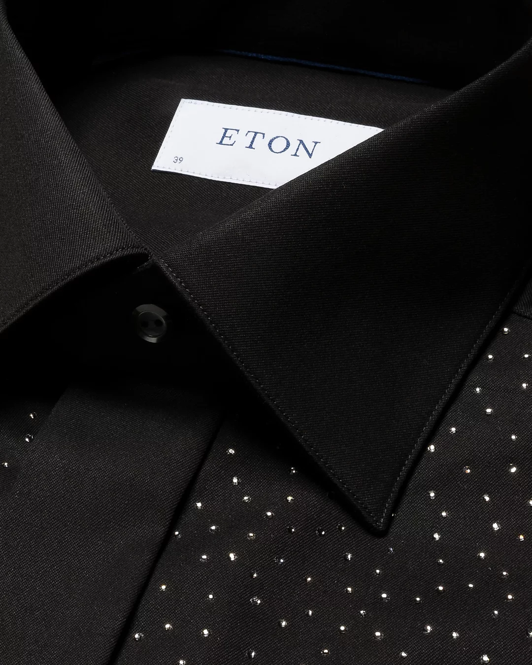 Black Tuxedo Shirt - Evening Cut Away - Eton