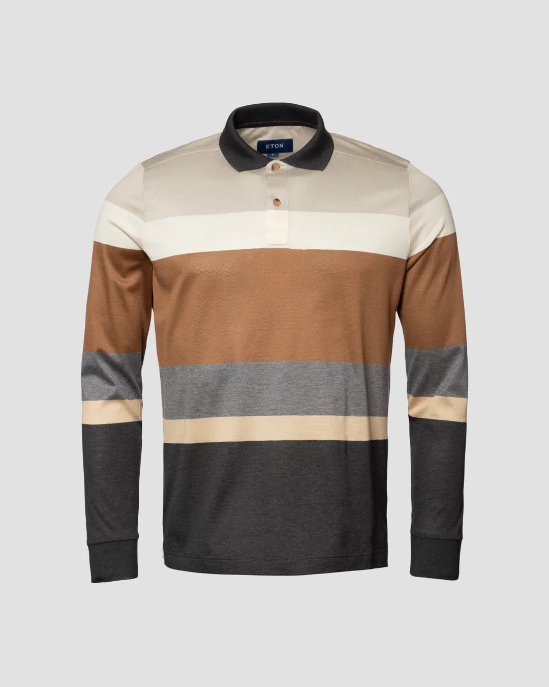 ★KIRSH★ Striped rugby slim fit t-shirt beige MUSINSA | KIRSH Striped Rugby Slim Fit T-Shirt [Beige]