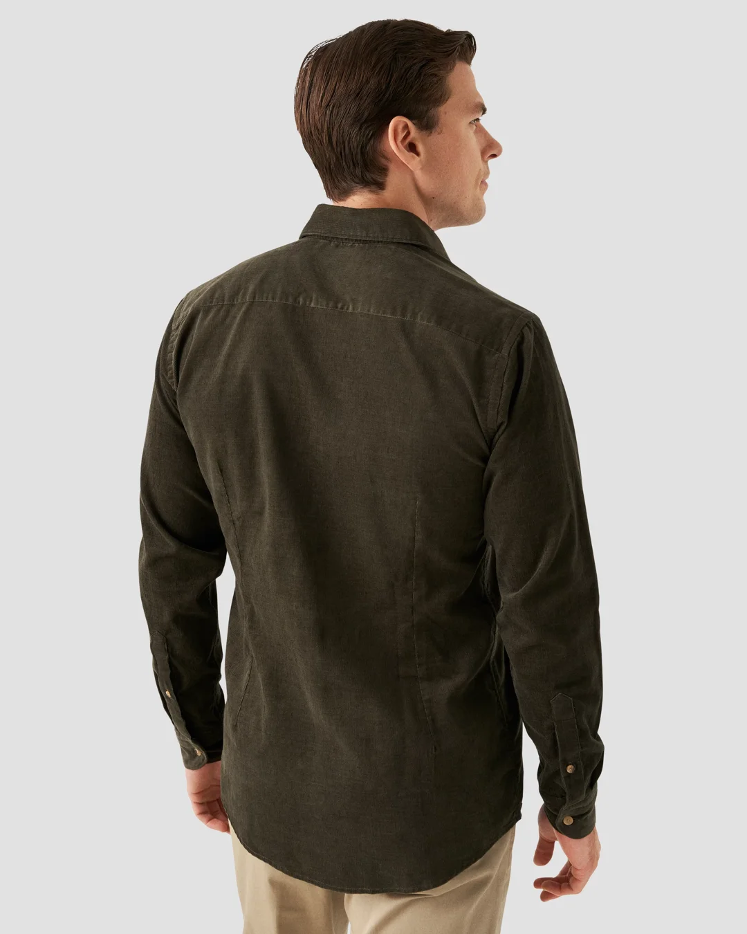 Solid Corduroy Shirt - Eton Solid Corduroy Shirt - Eton