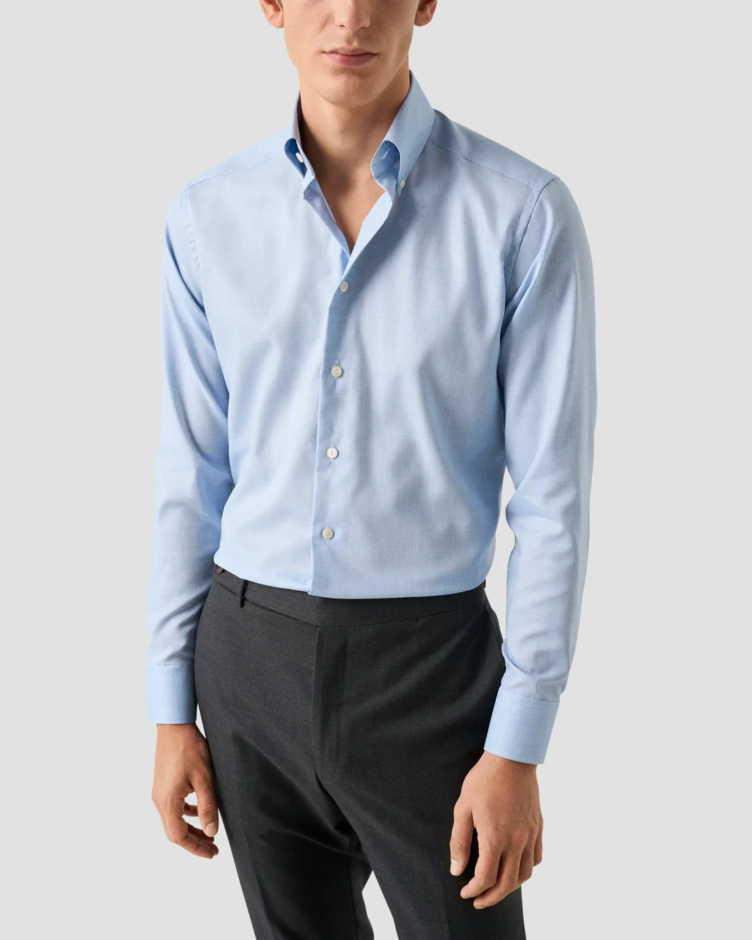 Solid Signature Oxford Shirt - Eton