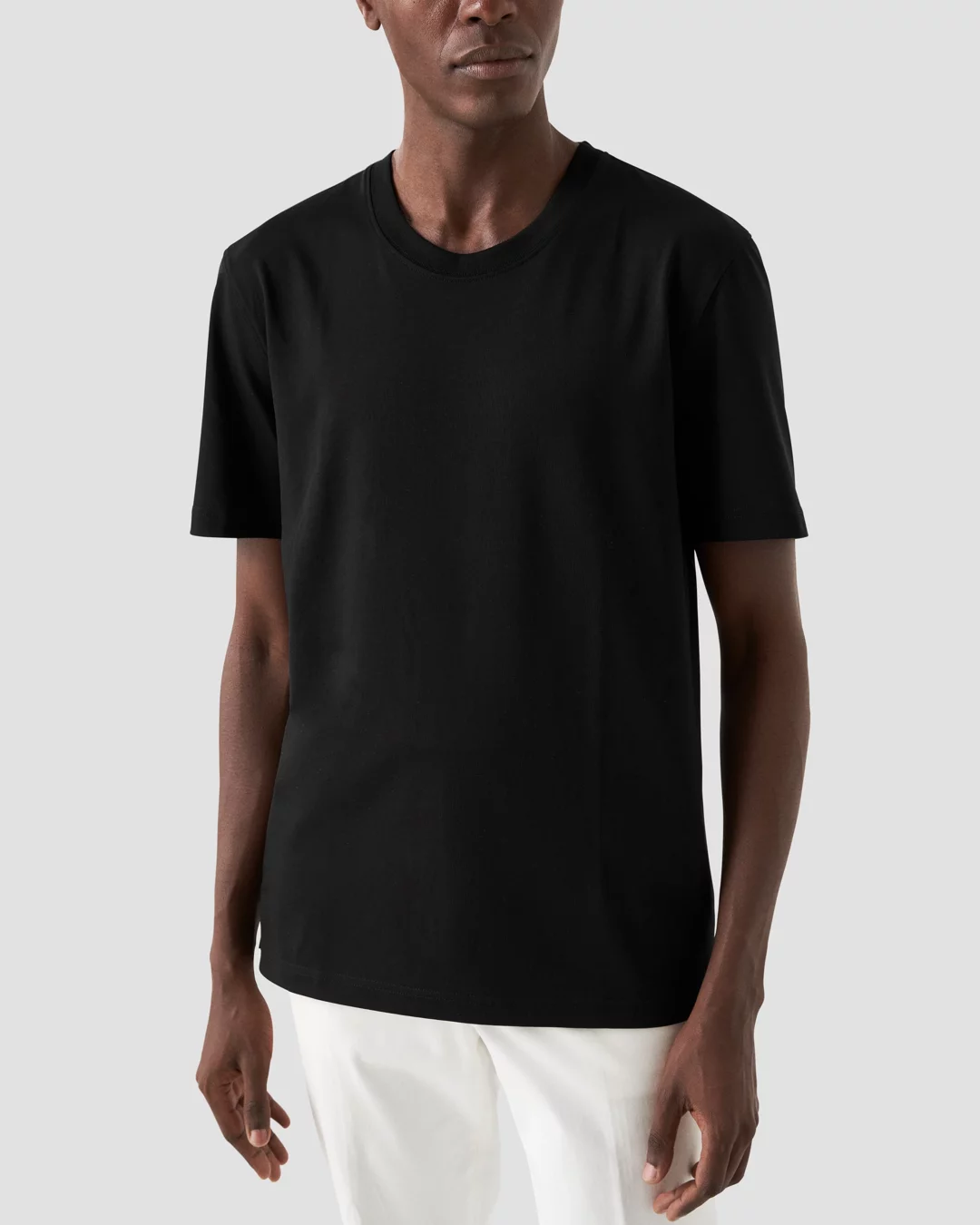 Black Supima Cotton T-Shirt - Eton