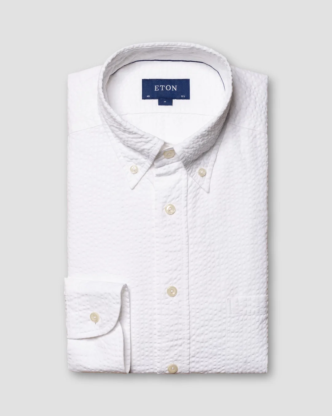 Analogie Seersucker Shirt - White main image 1