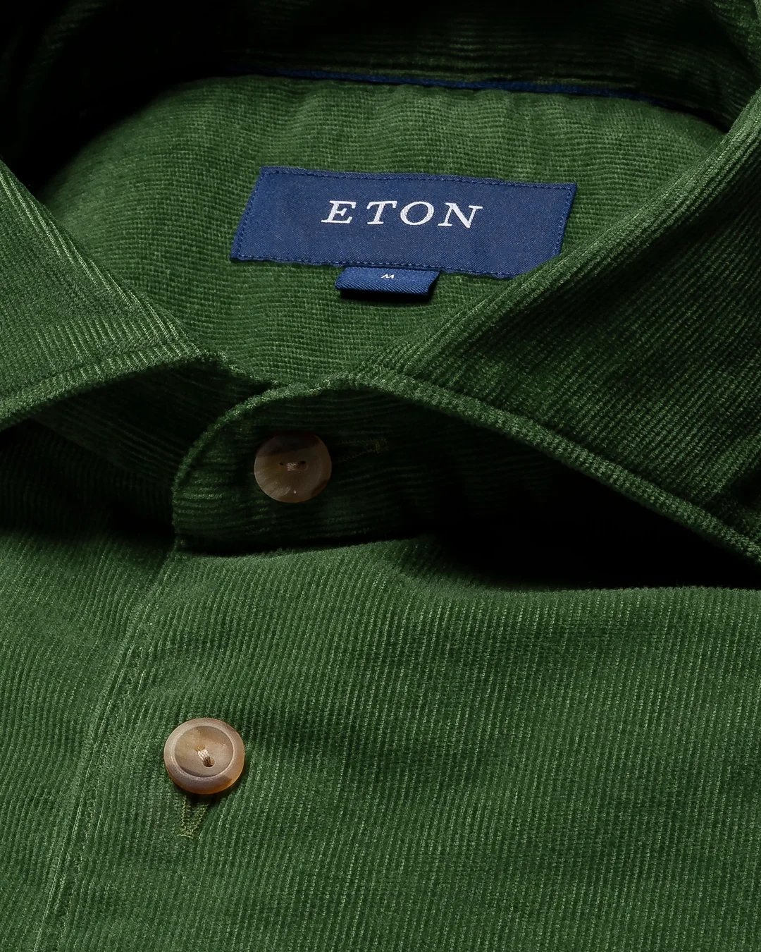Solid Corduroy Shirt - Eton