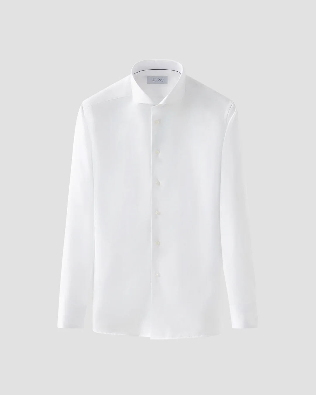 White Signature Twill Shirt - Extreme Cut Away - Eton White Signature Twill Shirt - Extreme Cut Away - Eton