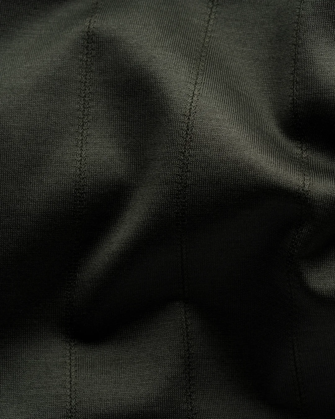Dark Green Striped Filo di Scozia Jacquard Polo Shirt - Eton