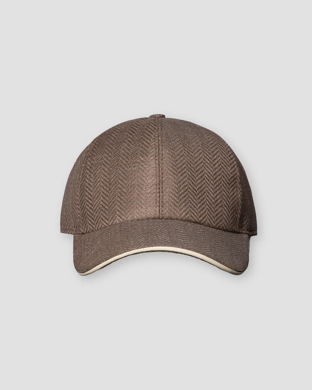 Herringbone Linen Wool Baseball Cap - Eton