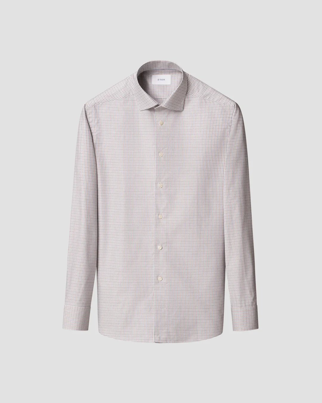 Micro Check Twill Shirt - Eton