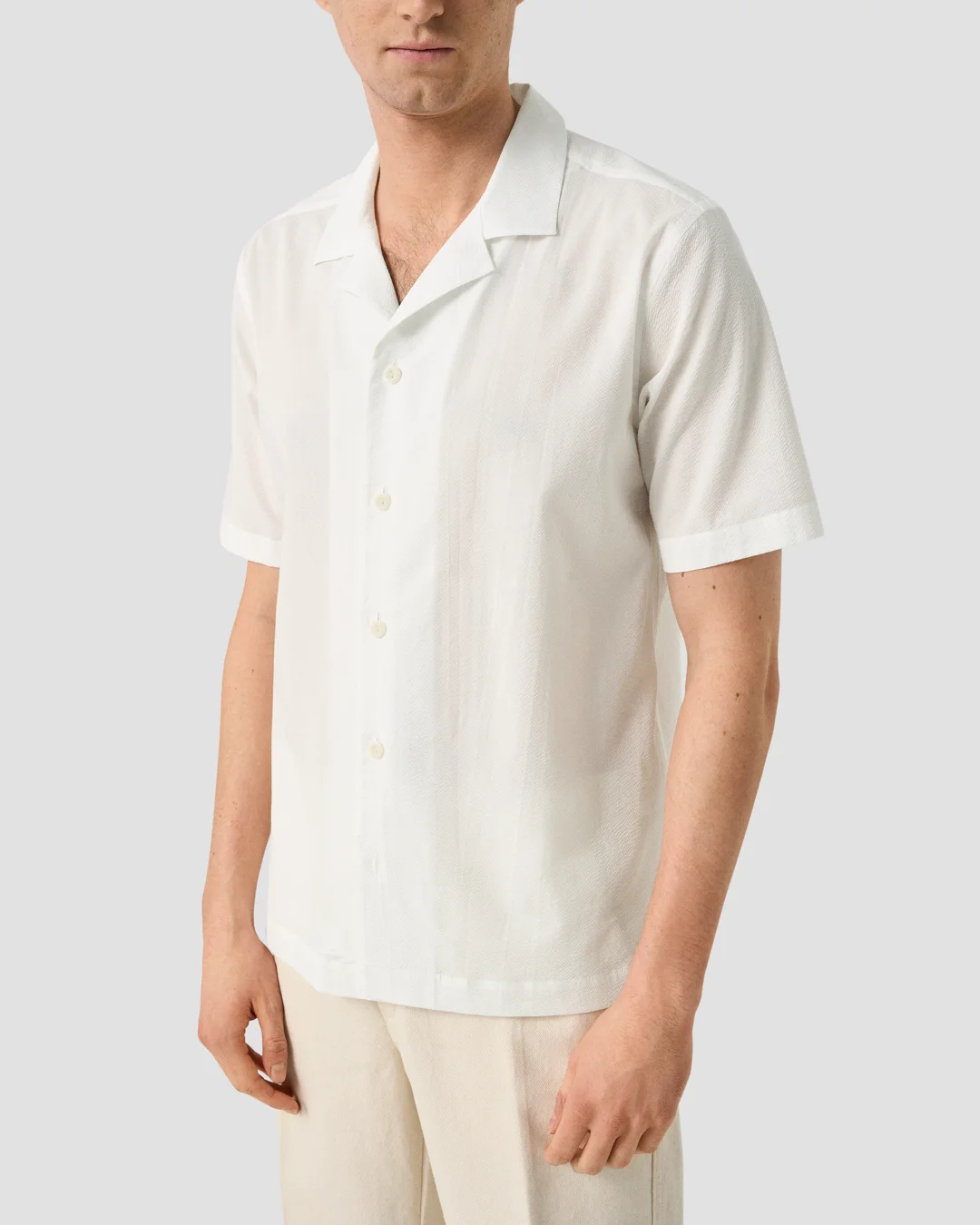 loose fit dress shirt L'AGENCE Women's Rylie Relaxed Shirt - White main image 1