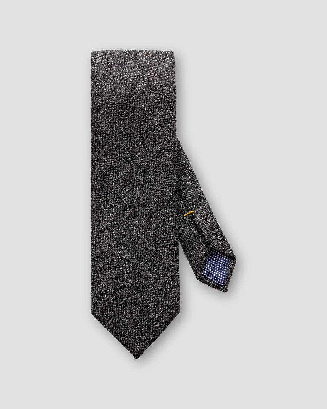 Gray Wool Blend Tie