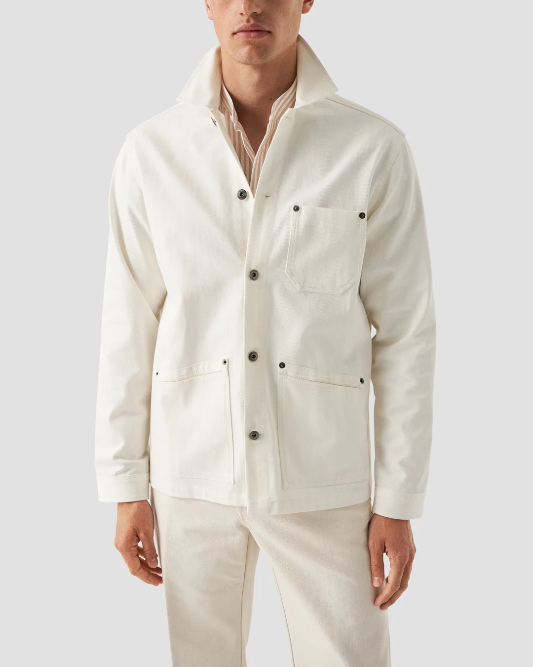 beige-striped-oxford-band-