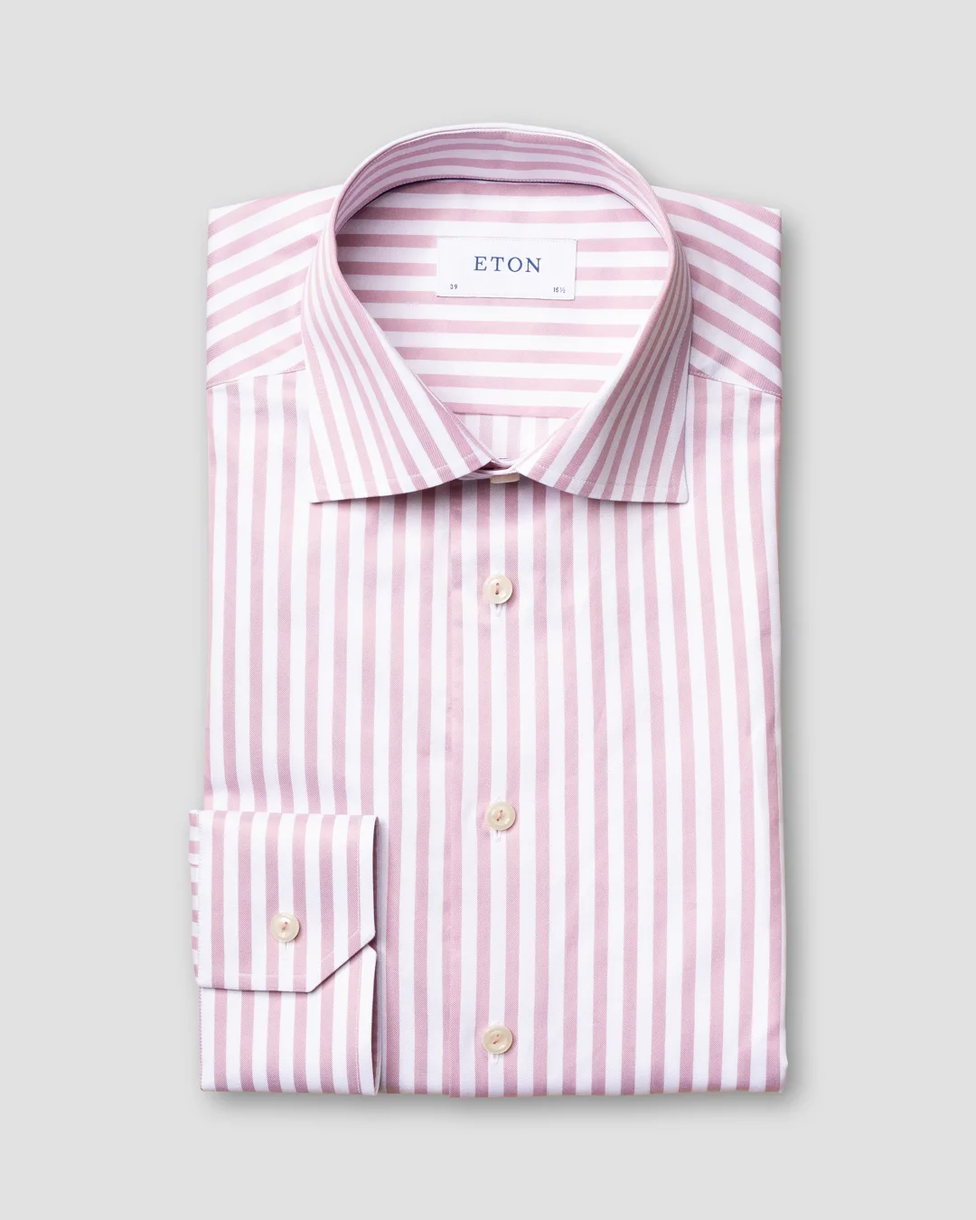dusty pink dress shirt Dress Shirt Men's French Convertible Cuff Rose M3 15-15.5 Sleeve 32/33