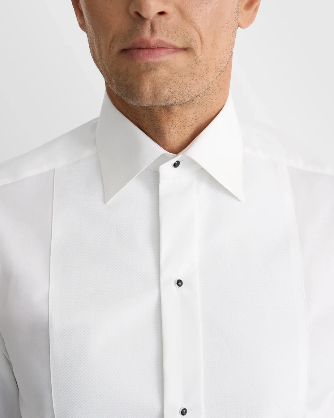 Eton White Piqu Tuxedo Shirt | Classic Fit | Size 42 Eton White Piqu Tuxedo Shirt | Classic Fit | Size 42