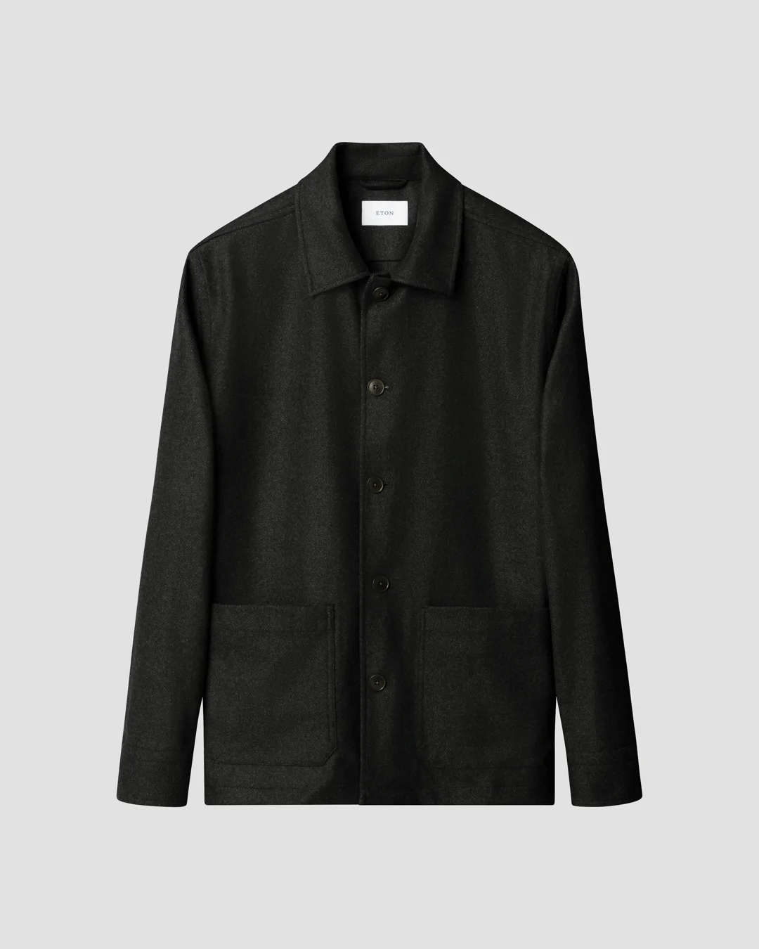 Herringbone Wool Cashmere Chore Jacket - Eton