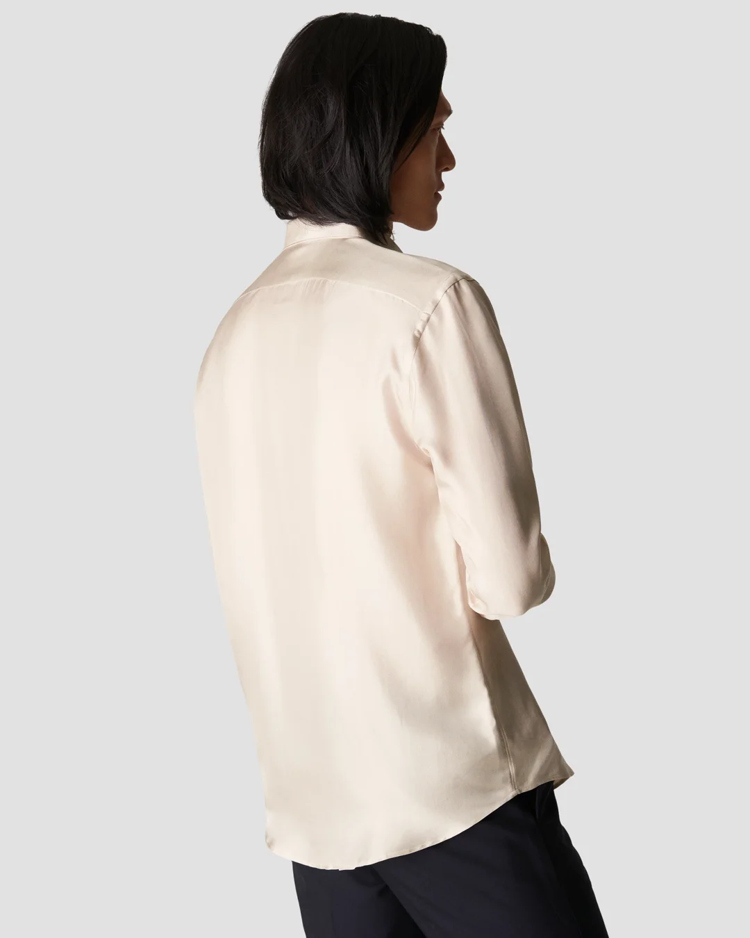 Light Brown Silk Twill Shirt - Eton