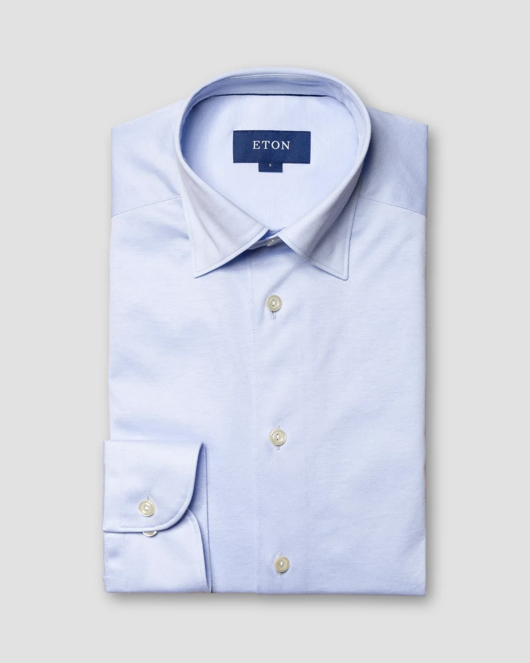 Blue Jersey Shirt - Eton