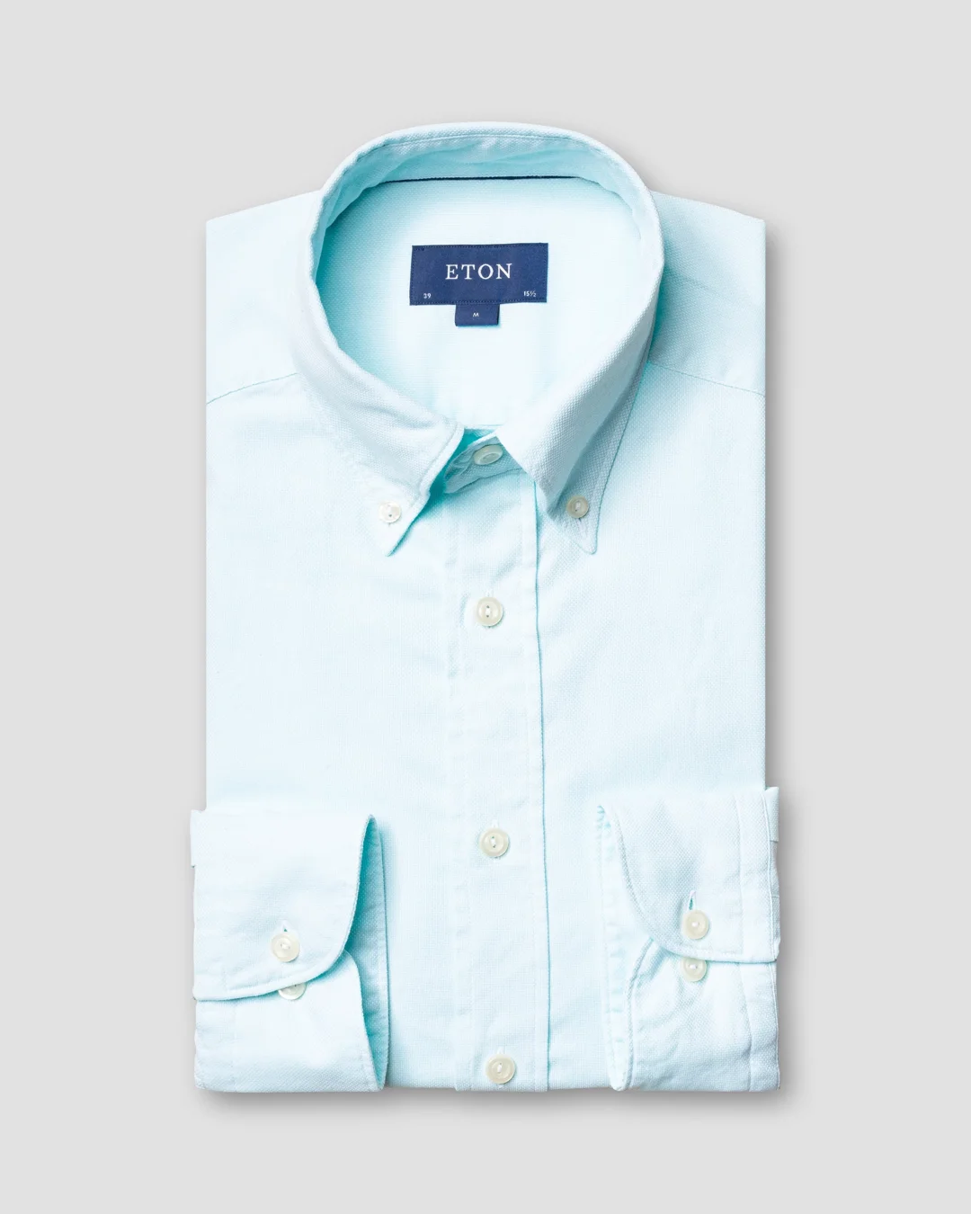 Turquoise Oxford Shirt - Eton Turquoise Oxford Shirt - Eton