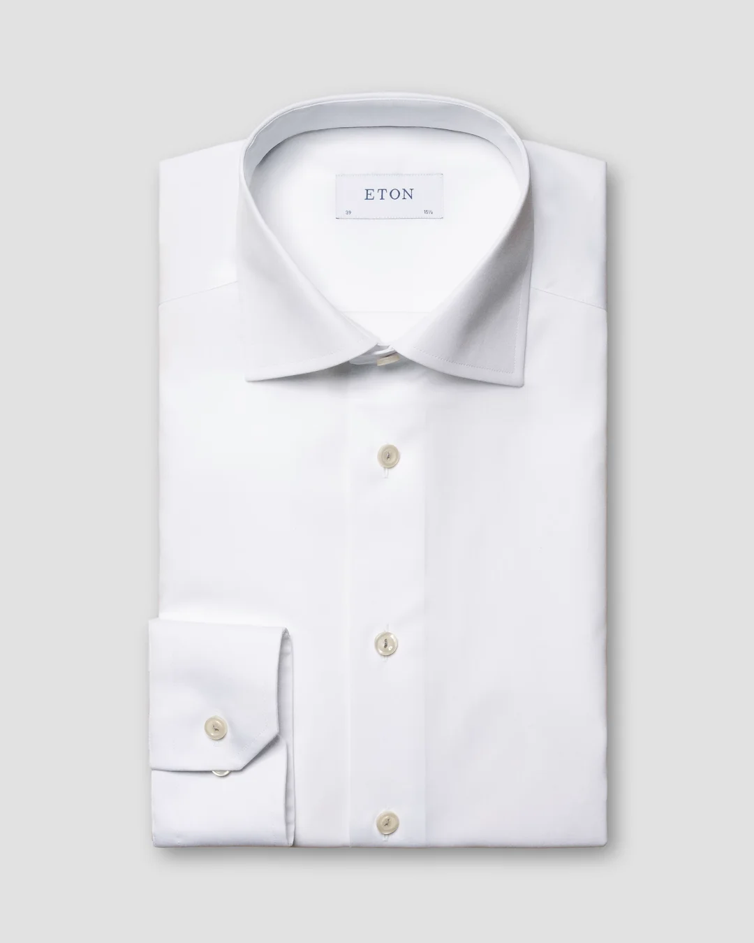 White Poplin Shirt - Eton White Poplin Shirt - Eton