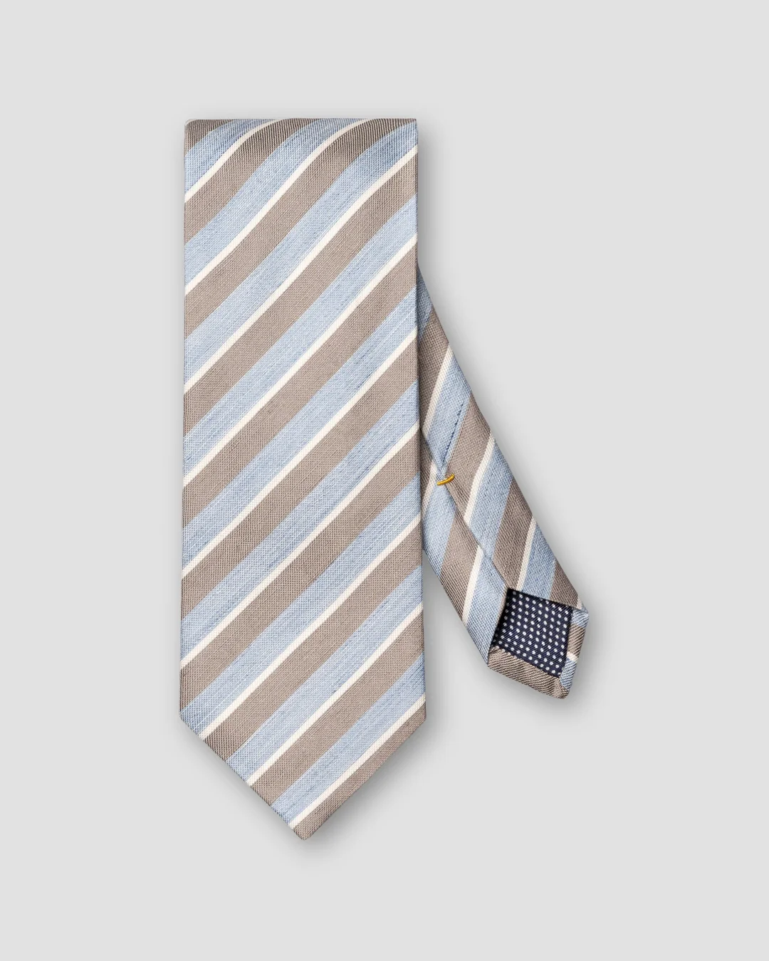 小物 AURALEE SILK STRIPE TIE Silk Stripe Tie in Dark Brown