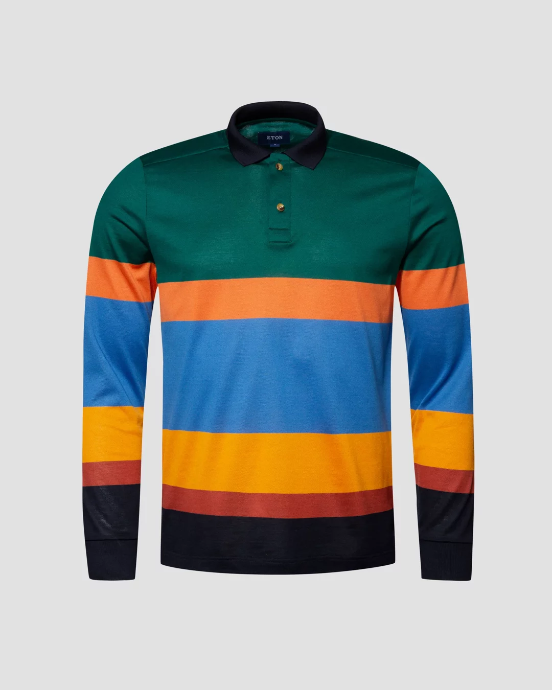 Green Striped Rugby Shirt