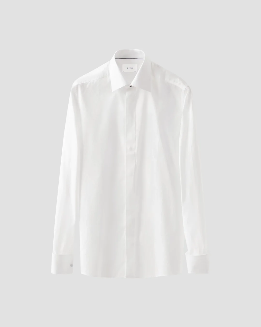 cotton fly-front dress shirt Fly Front Cotton Voile Shirt