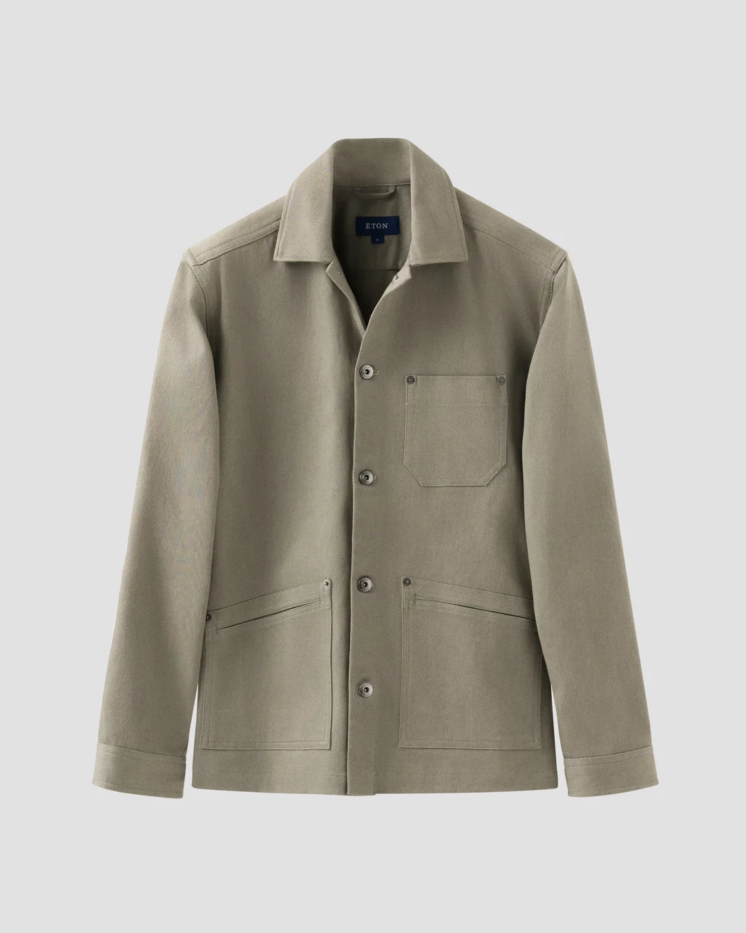 ジャケット・アウター JULIUS 24ss Prism Stand Collar Overshirt Julius Cotton Twill Overshirt / Moonbeam – J.Lindeberg