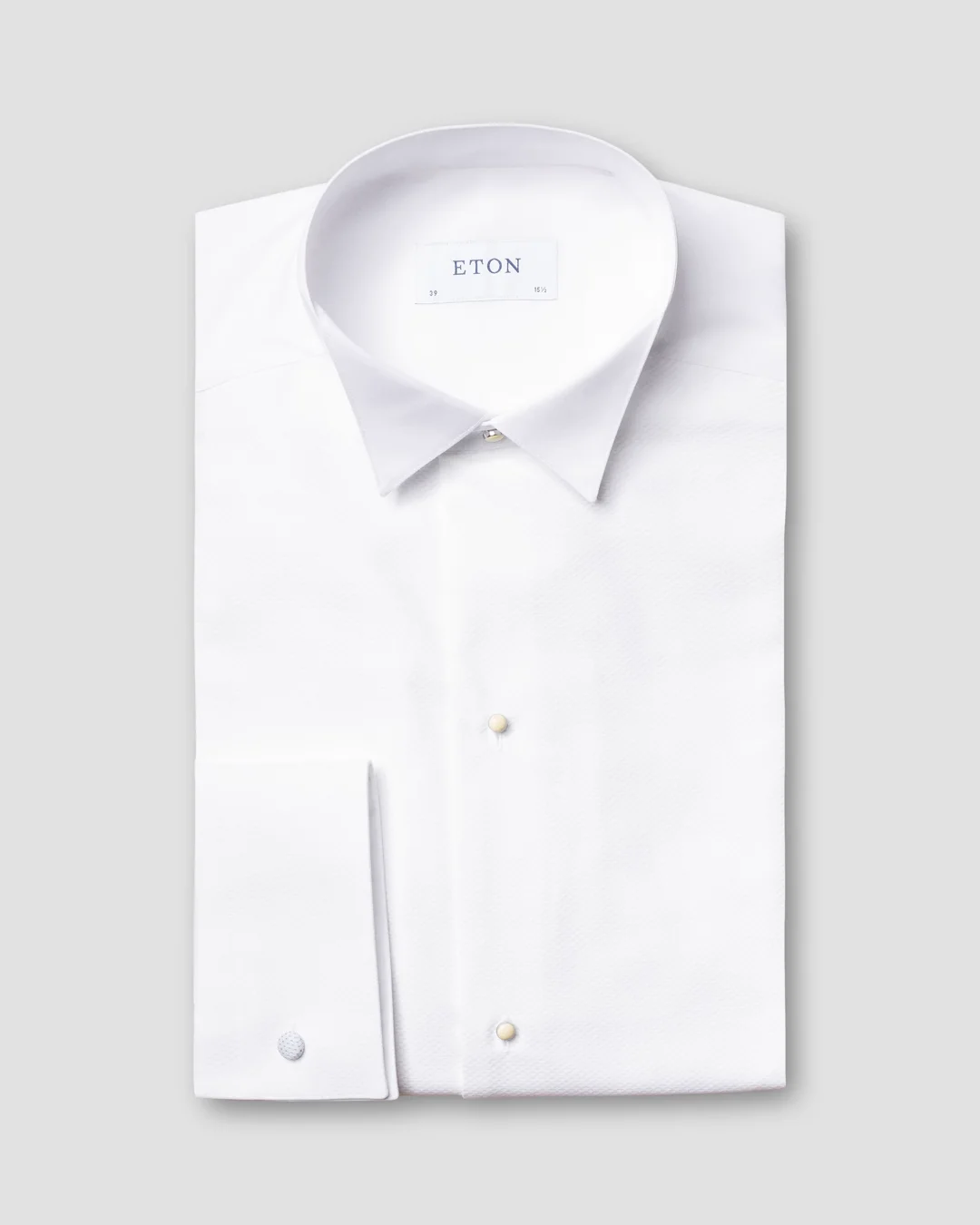 Eton White Piqu White Tie Shirt | Contemporary fit | Size 44 Eton White Piqu White Tie Shirt | Contemporary fit | Size 44