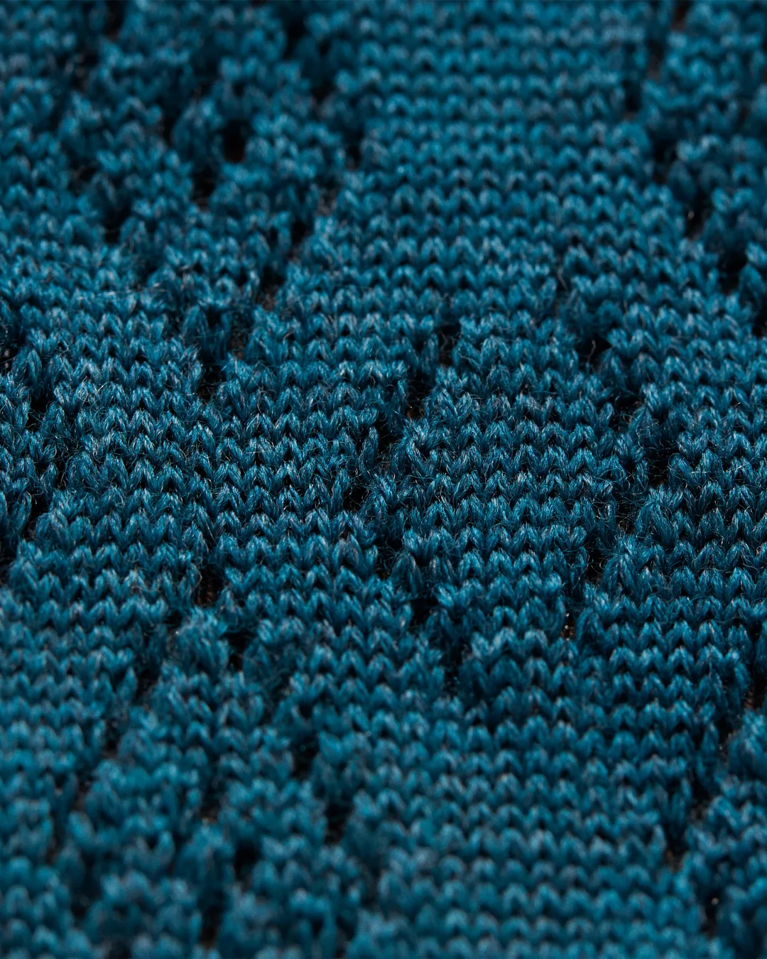 BIG LOGO KNIT (TGA-MN04)color：BLUE GREEN Short sleeve knitted cardigan - OCS/Vegan - Malibu Blue