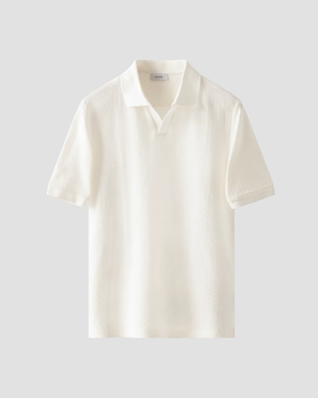 Jacquard Polo Shirt - Eton Jacquard Polo Shirt - Eton