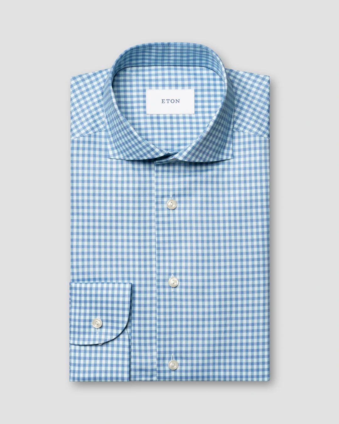 Dark blue Check Signature Oxford Shirt - Eton