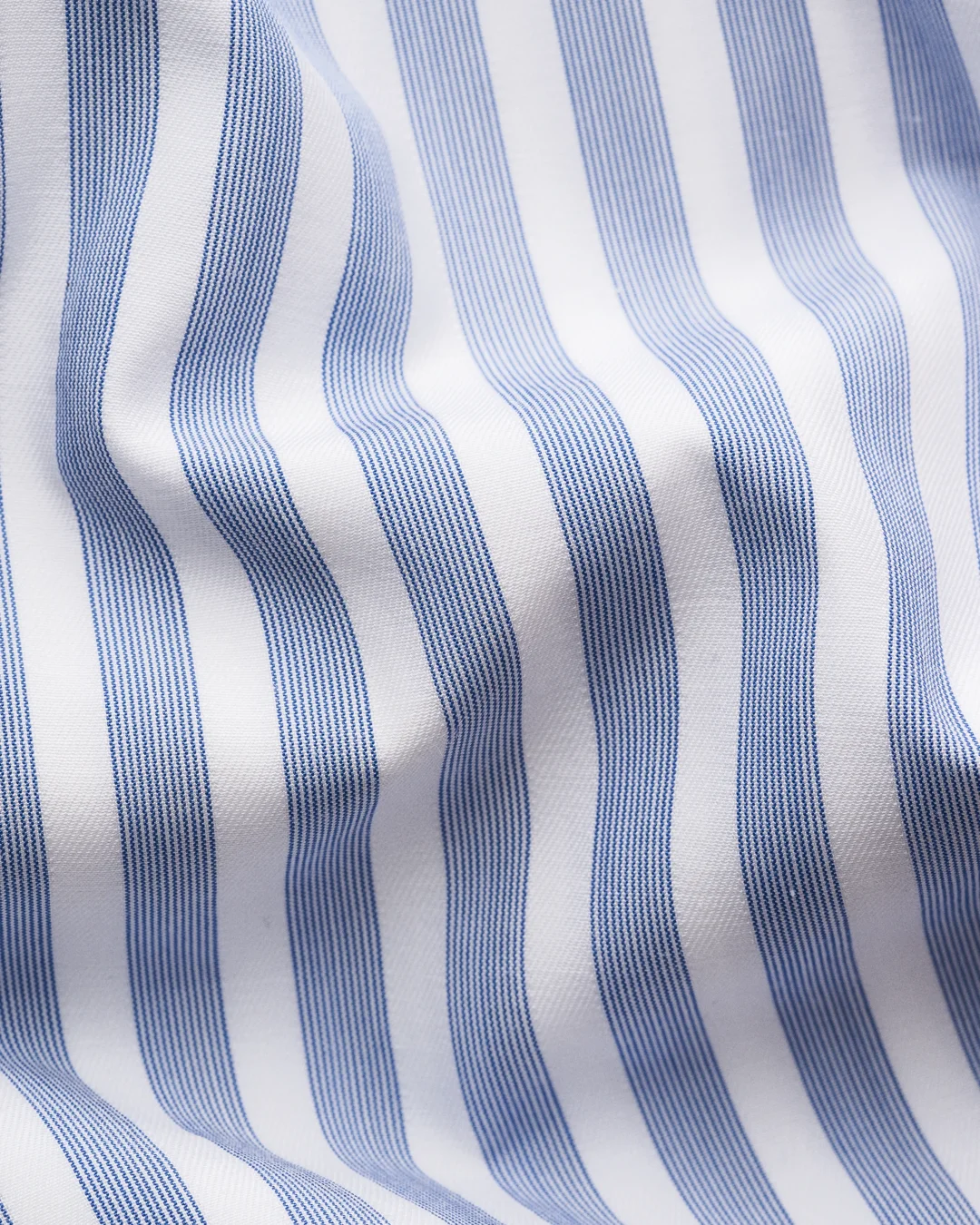 White Collar Bengal Striped Shirt - Eton