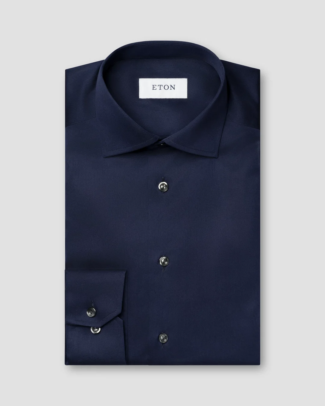 Dark Blue Signature Twill Shirt - Eton