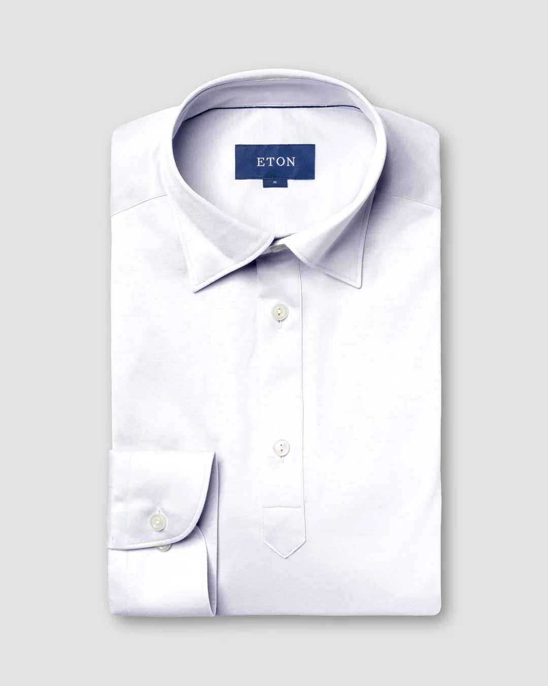 White Jersey Shirt Eton