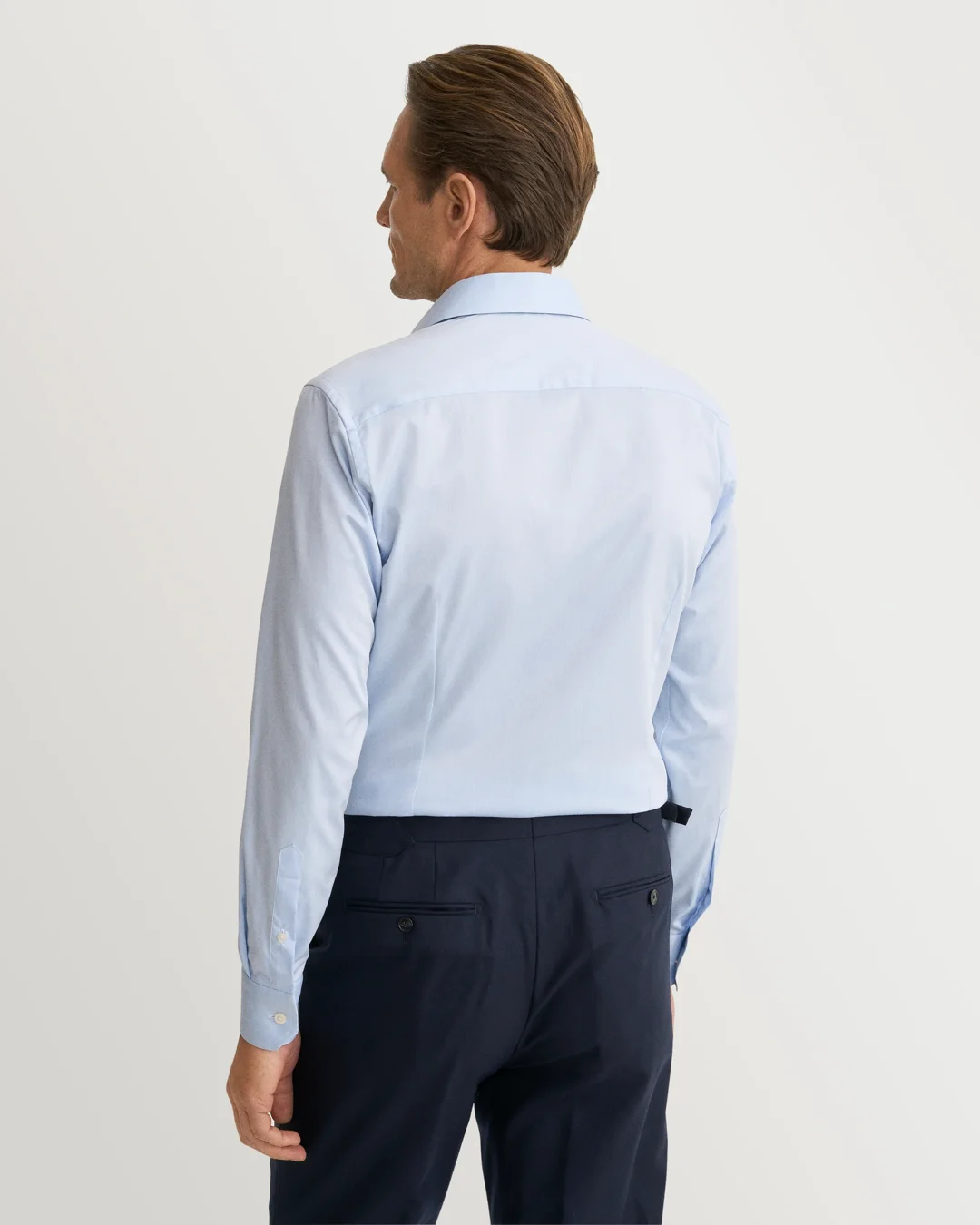 green emerald velvet dress Eton White Textured Twill Slim Fit Shirt – Robert Old & Co main image 0