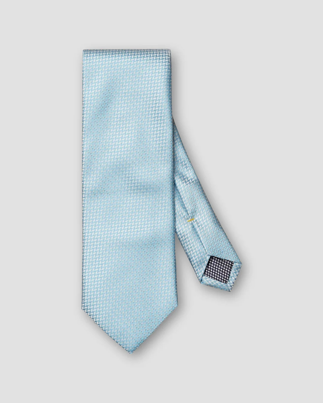 GG silk jacquard tie in dark blue and green